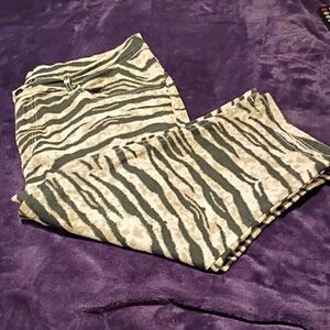 Zebra Print Capris